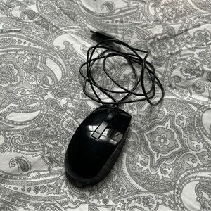 dell black computer mouse